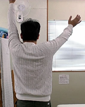 40代K様 四十肩施術前